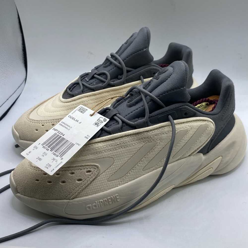 Adidas Ozelia Originals 2022 Womens Beige Gray Athletic Shoes HP3254 US Size 6
